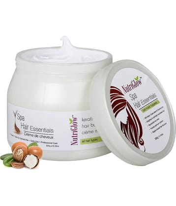 NutriGlow Hair Spa Cream with Keratin Repair Formula for All Hair Types, Professional Care - 300g