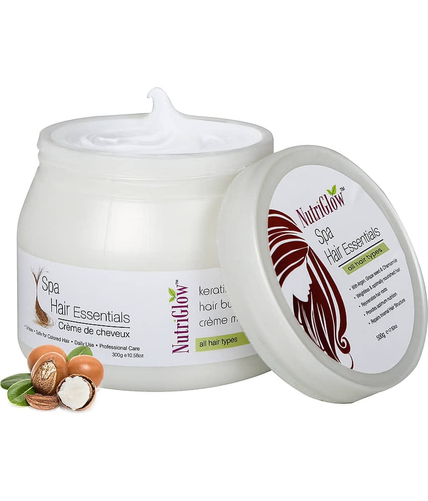 NutriGlow Hair Spa Cream with Keratin Repair Formula for All Hair Types, Professional Care - 300g
