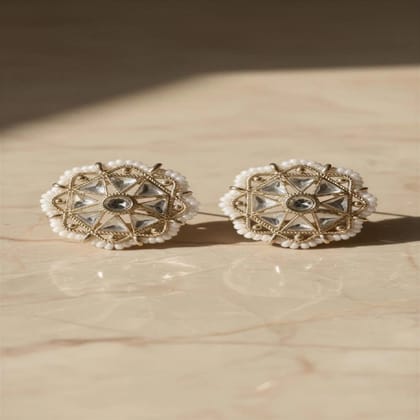 Elayne Noor Mandala Kundan Studs Elayne Noor Mandala Kundan Studs