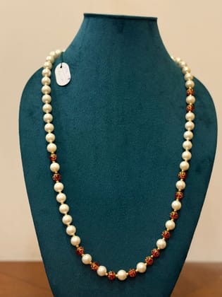 light weight barati pearl necklace for royal sherwani