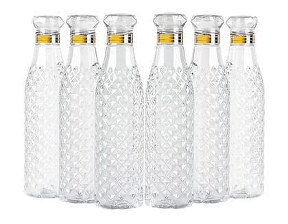 Summer Transparent Water Bottle Pack of 5 1000 ml Bottle