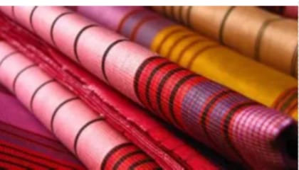 Striped Unstitched Textile Fabric