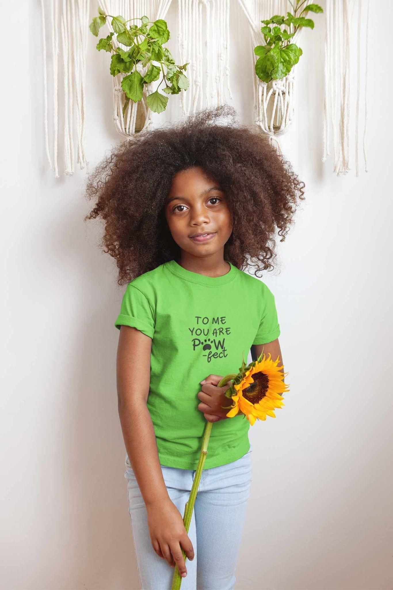 Round Neck T-Shirt (Kids) - Pawfect Partner (10 Colours)