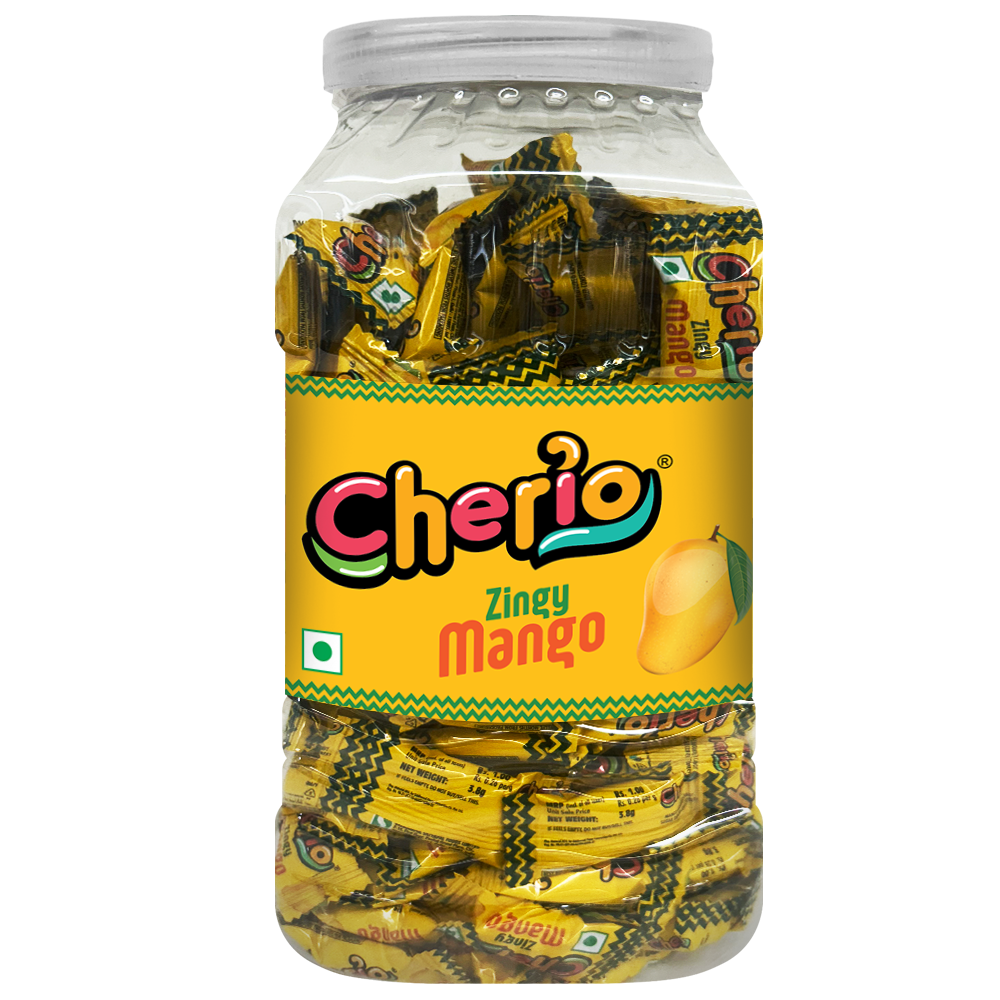 Cherio Candy Jar || Mango Candy || 205 Pieces || 830.25 Grams