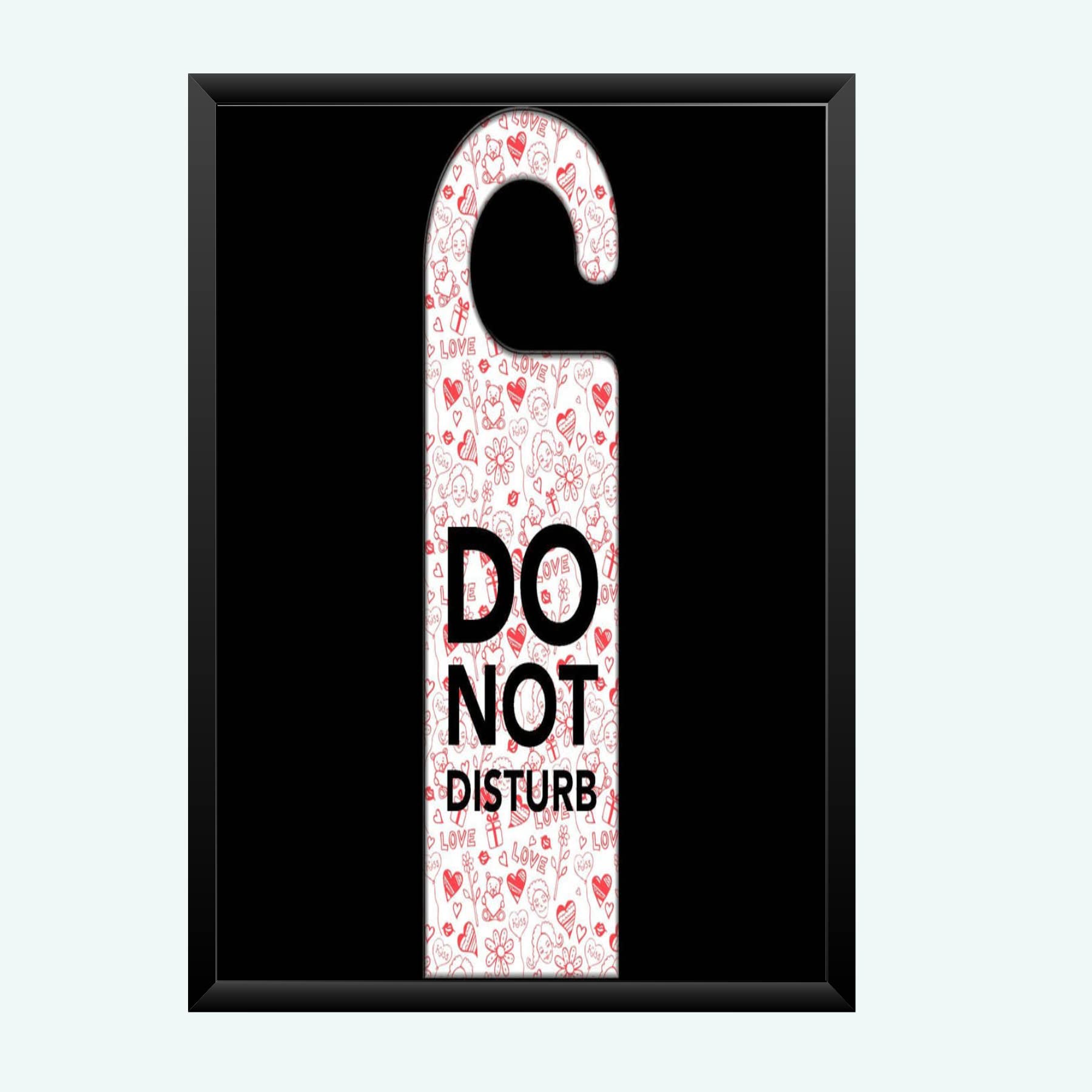 NOKKES Do Not Disturb Wall Photo Frame For India Love And Wall Decoration Wall Photo Frame Size 8X12 Inch_21