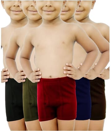 HAP Pack of 5 Boys Cotton Boxers ( Multi Color )