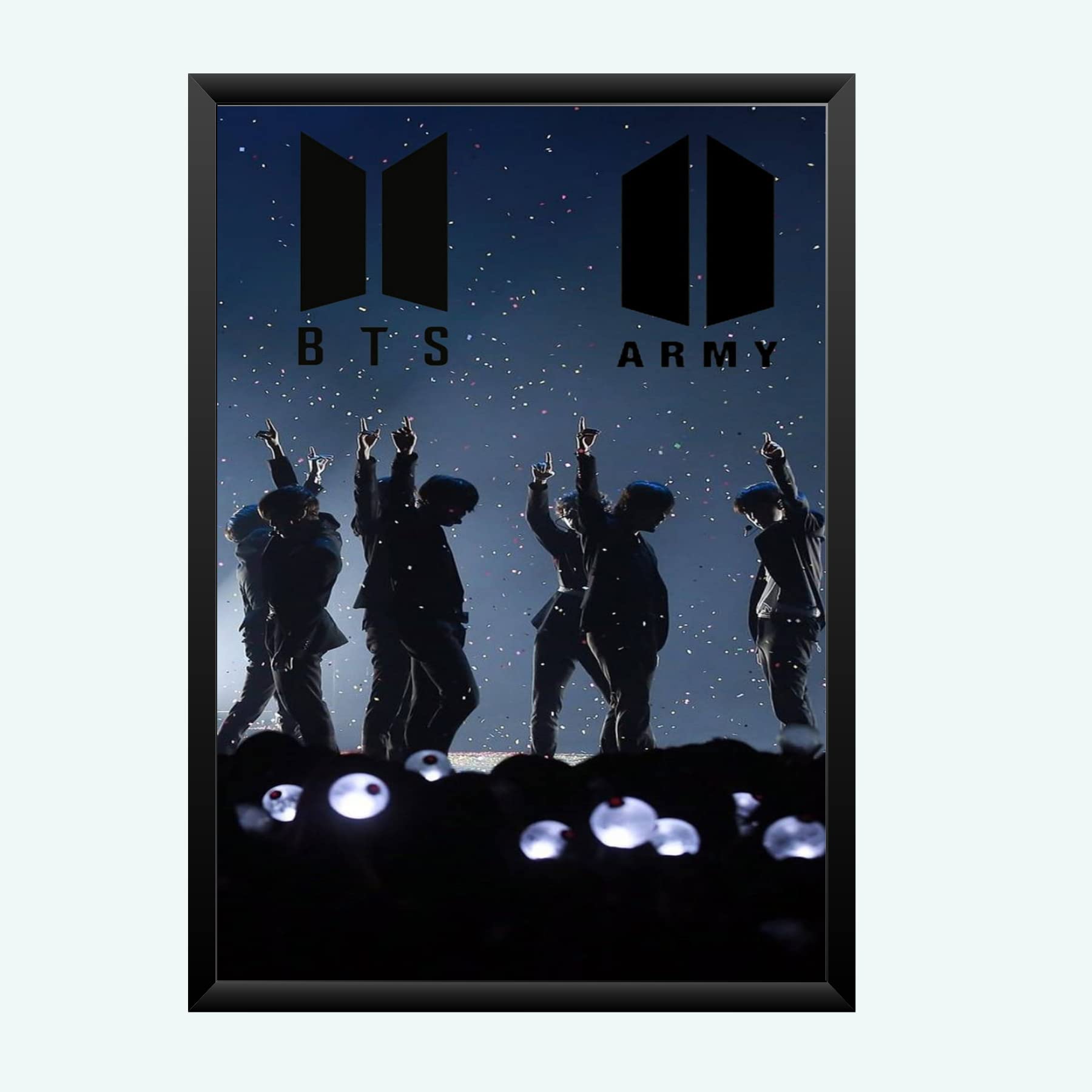 Nokkes Bts Army Bangtan Boy V suga J-Hope Jungkook Jin Jimin Rm 8X12 Inch Size Photo Frame Photo Home Office_bts1_72