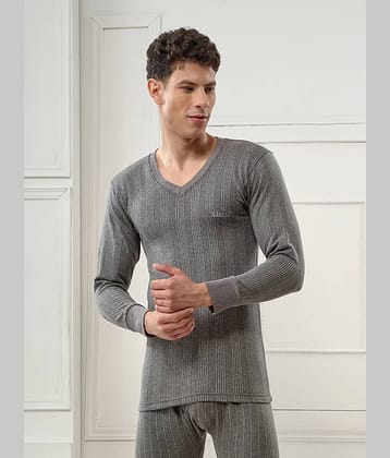 Lux Inferno Pack of 1 Cotton Thermal Tops For Men's ( White )