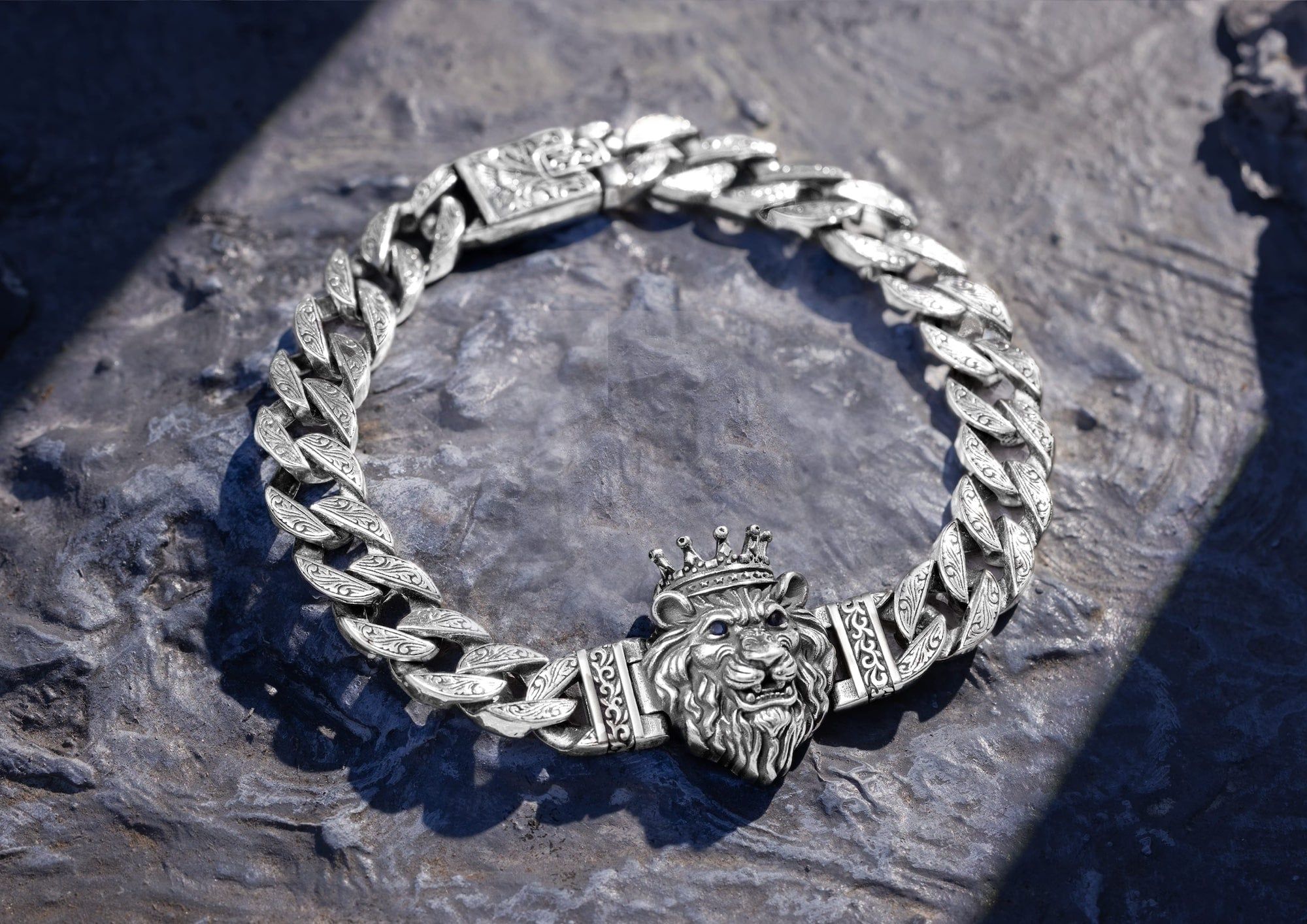 Lion King Oxidised Bracelet