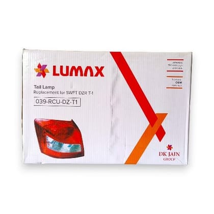 Lumax Rear Tail Lamp - RH 039-RCU-DZ-T1R