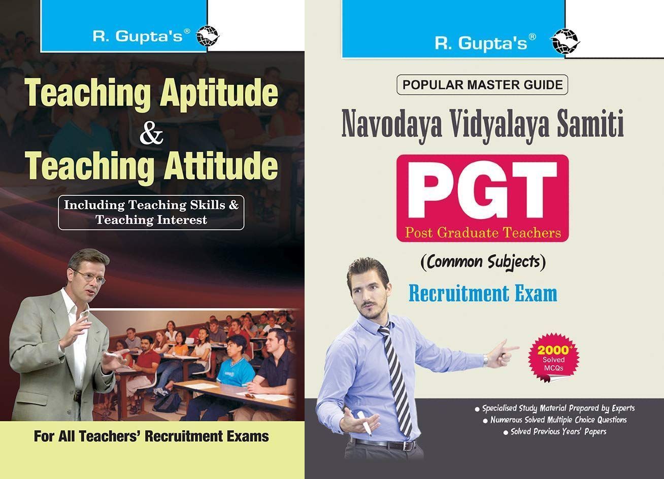 Navodaya Vidyalaya Samiti: PGT (Common Subject) Recruitment Exam Guide + Teaching Aptitude & Teaching Atitude: For All Teachers Recruitment Examinations (Old Edition) (Set of 2 Books) [Paperback] [Jan 01, 2020] RPH Editorial Board
