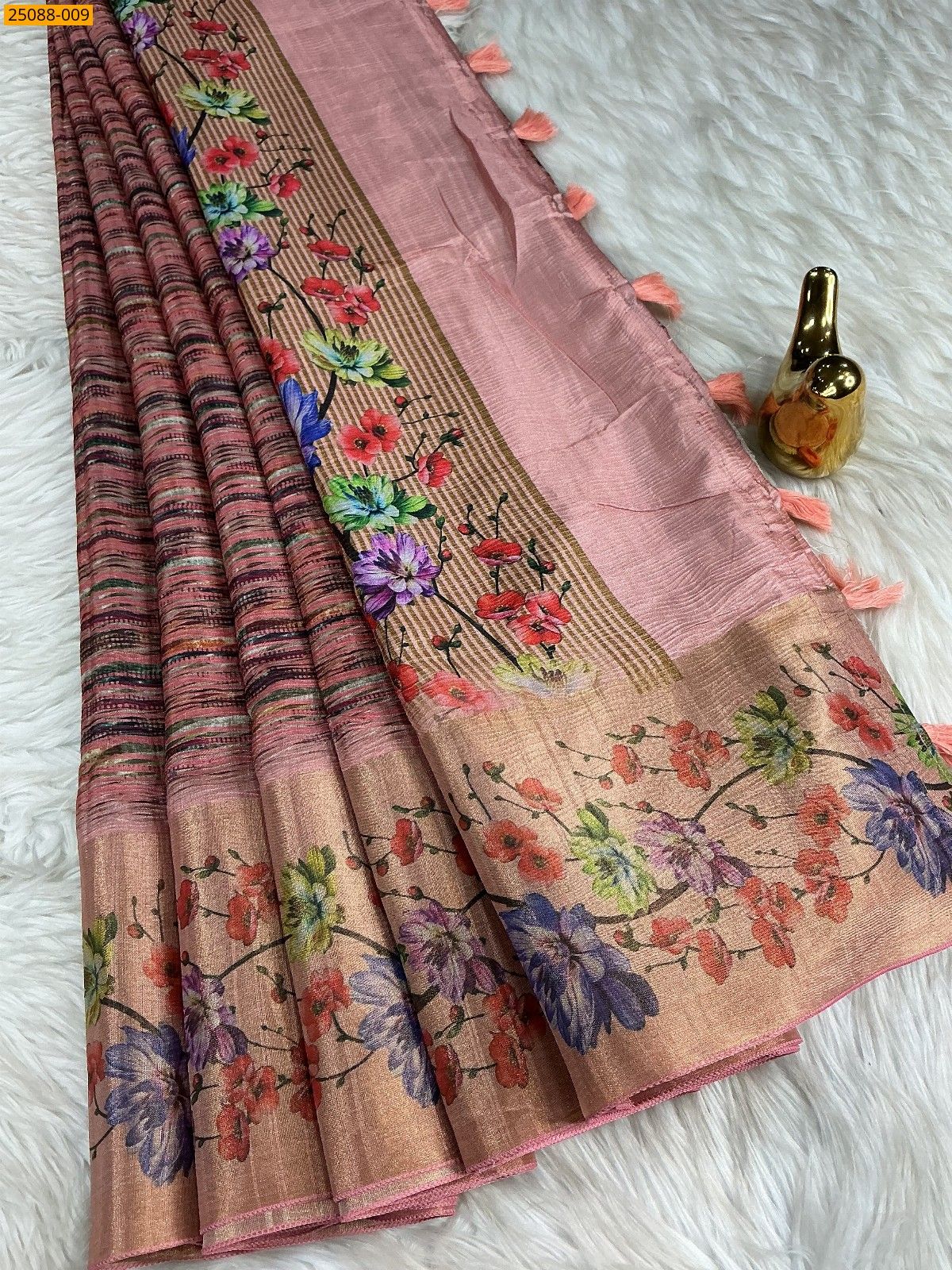 Fancy Crush Silk Saree