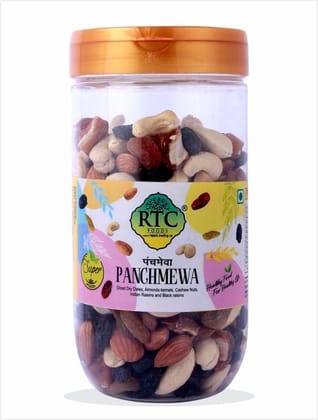 RTC Panchmewa Jar 400 Gms I Healthy Snacking I Dryfruit Mix I Dried Sliced Dates I Almonds I Whole Cashew I Black Raisins seedless I Golden Raisins I Good for Fasting I Healthy Mix RTC Panchmewa Jar 400 Gms I Healthy Snacking I Dryfruit Mix I Dried Sliced Dates I Almonds I Whole Cashew I Black Raisins seedless I Golden Raisins I Good for Fasting I Healthy Mix