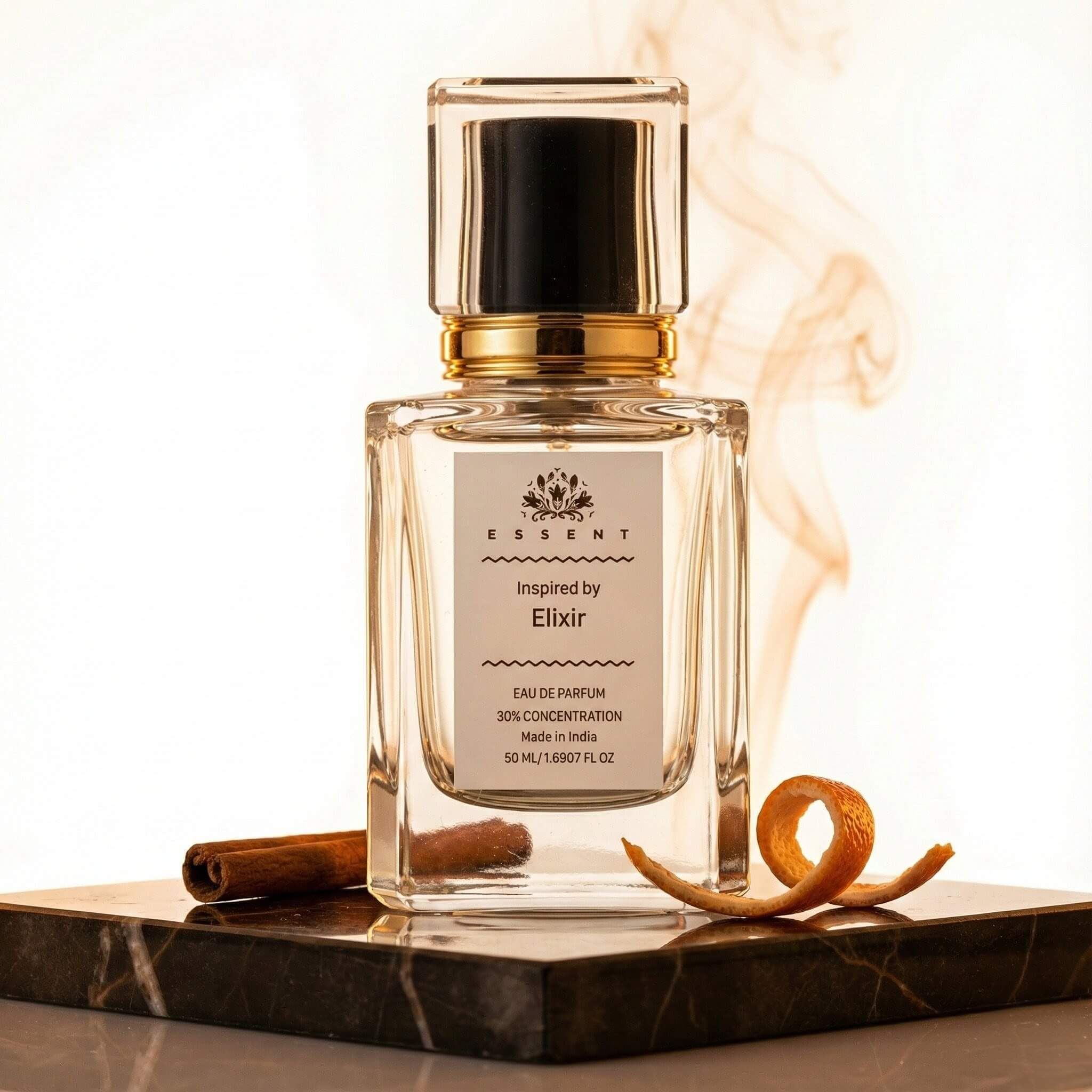Essent Perfumes Sau-vage Elixir Eau de Parfum (EDP) – Intense Aromatic Spicy Woody Long Lasting Perfume – Men’s Fragrance