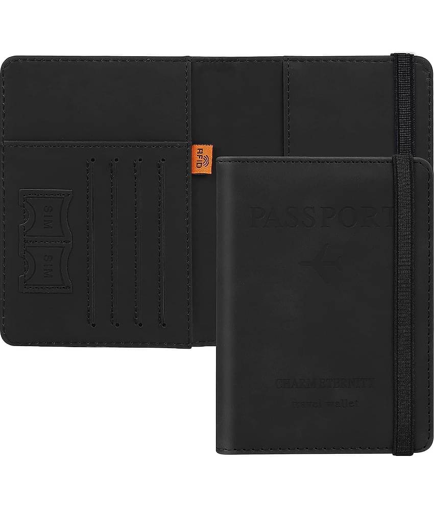 RAMDEV ENTERPRISE Leather Multi Color Passport Holder