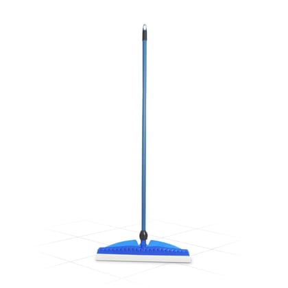 Gala Leader Plus Wiper/Squeegee for Floor Cleaning, Long Handle Bathroom Floor Cleaning Wiper, Wiper for Home Floor Cleaning ( White and Blue)