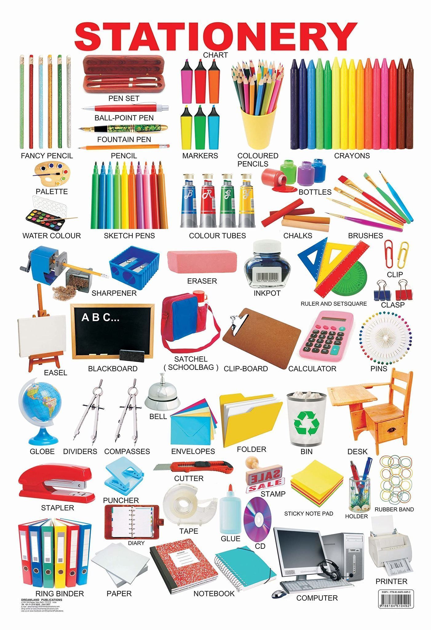 Stationery [Poster] Dreamland Publications