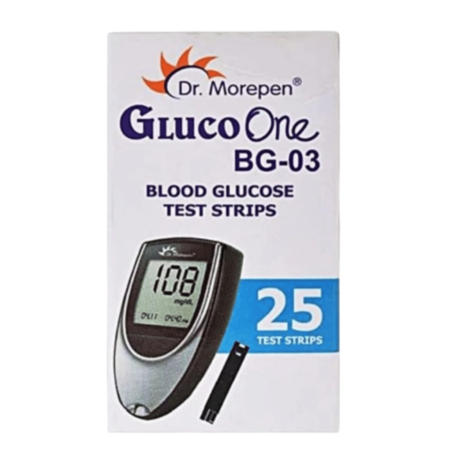 Dr. Morepen BG-03 Blood Glucose Test Strips