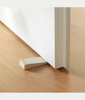 Pindia Set Of 4Pc Non-Slip Rubber Stackable Door Stopper Door Block Wedge / Door Jammer Guard