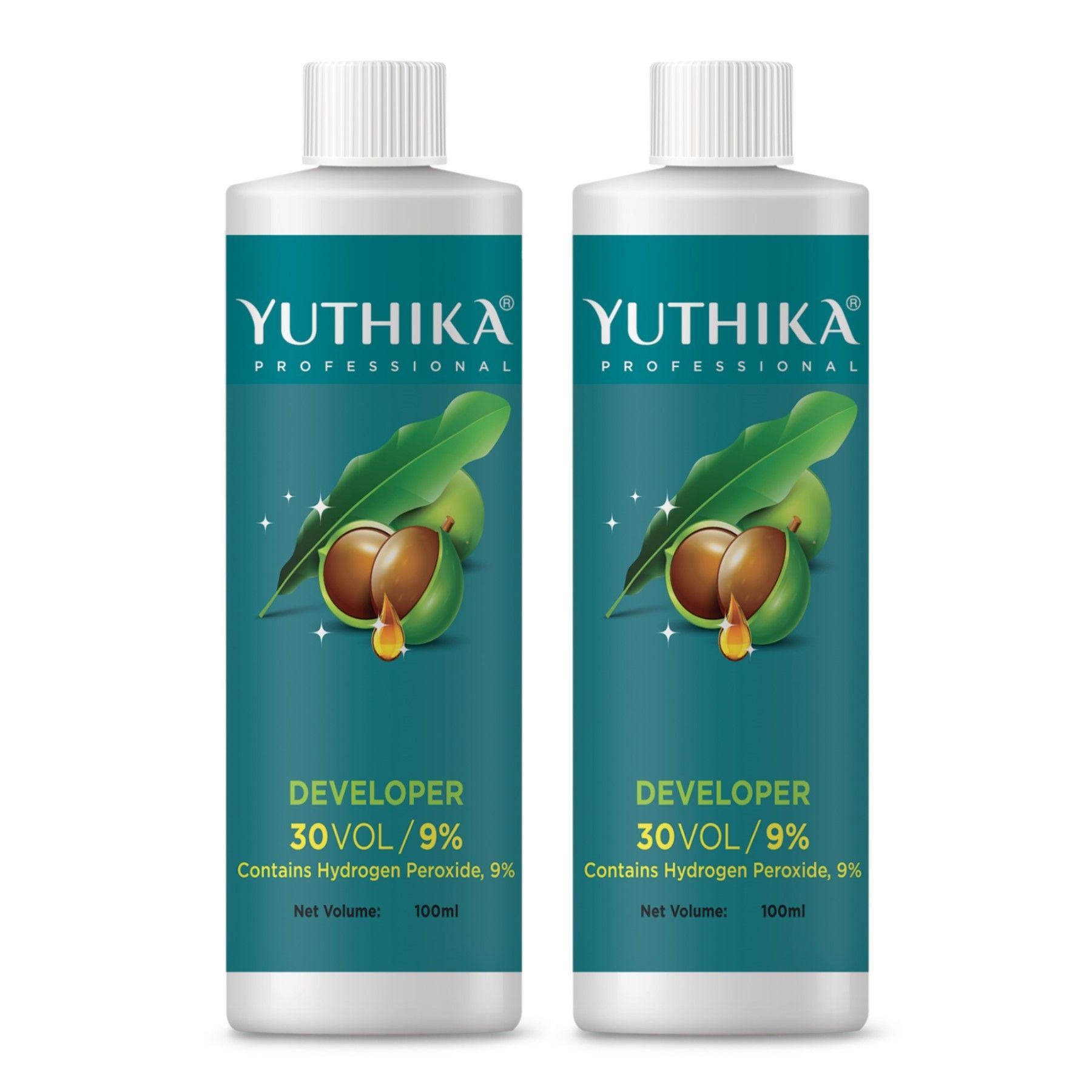 Yuthika Professional Developer for Hair Color 30 Volume (9%) 100ml - Pack of 2