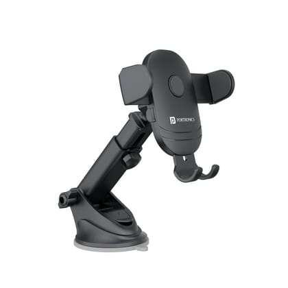 Portronics Clamp M2 Adjustable Car Mobile Phone Holder Stand for Dashboard & Windshield, 360 Rotational, Strong Suction Cup, Compatible with 4 to 6 inch Devices(Black) Portronics Clamp M2 Adjustable Car Mobile Phone Holder Stand for Dashboard & Windshiel Portronics Clamp M2 Adjustable Car Mobile Phone Holder Stand for Dashboard & Windshield, 360 Rotational, Strong Suction Cup, Compatible with 4 to 6 inch Devices(Black) Portronics Clamp M2 Adjustable Car Mobile Phone Holder Stand for Dashboard & Windshiel