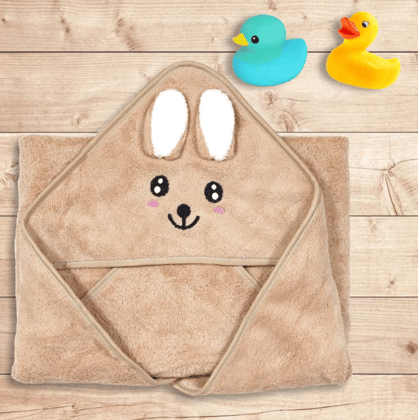 VillWin Single Brown Cotton Bath Towels