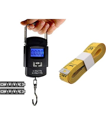 Lenon Digital Luggage Weighing Scales Weighing Capacity - 50 Kg with 152 CM INCHI TAPE