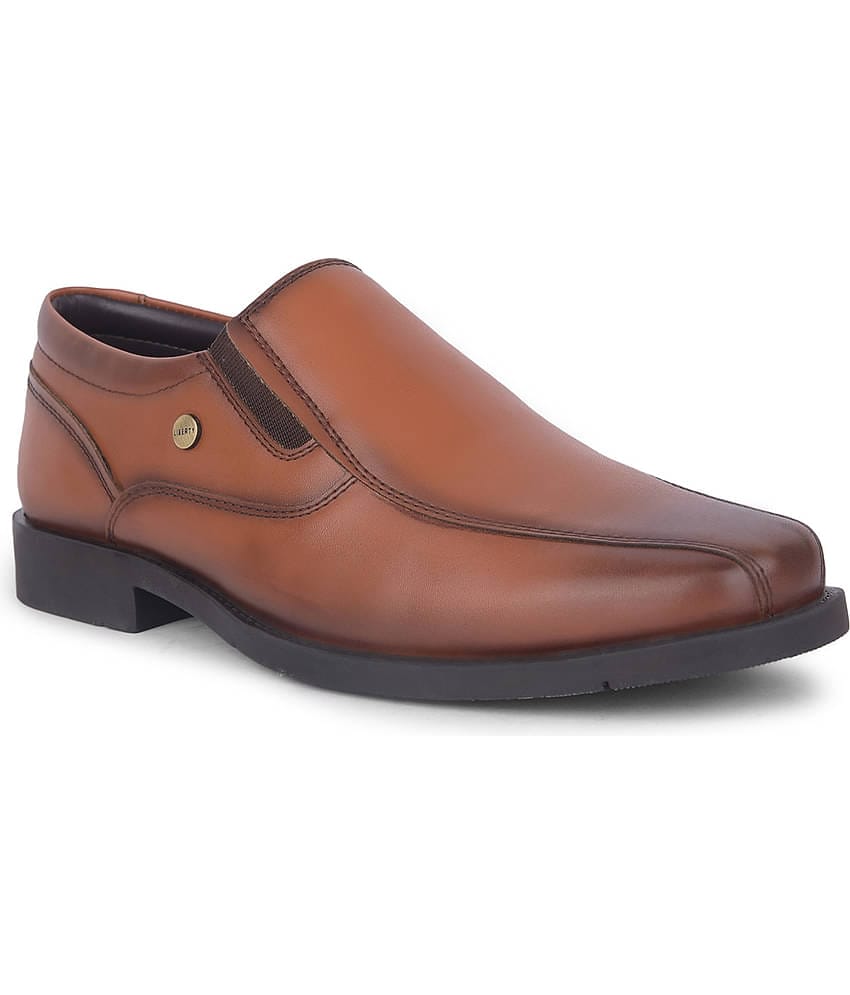 Liberty ECO-4E Tan Men's Slip-on Shoes