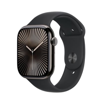 Apple Watch Series 10 GPS + Cellular 46mm Slate Titanium Black Sport Band Apple Watch Series 10 GPS + Cellular 46mm Slate Titanium Black Sport Band