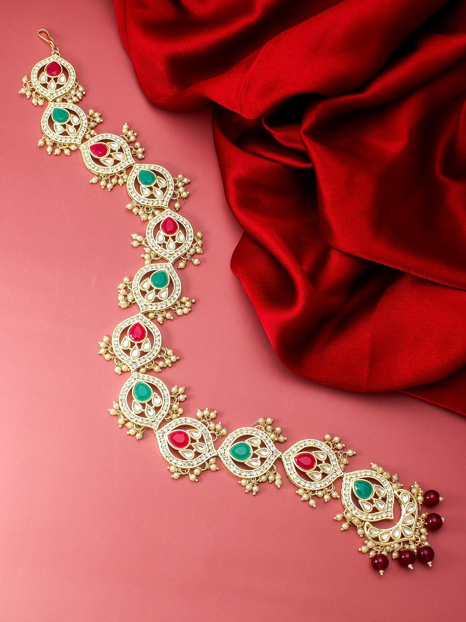 Morison Multi-Colored Jhumka Earrings Bold and Playful
