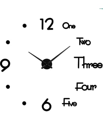 Shopper52 Circular Analog Wall Clock ( 60 x 60 cm )