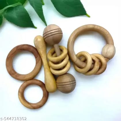 Baby Teether Made from Pure Neem Wood  Non-Toxic & Natural Relief