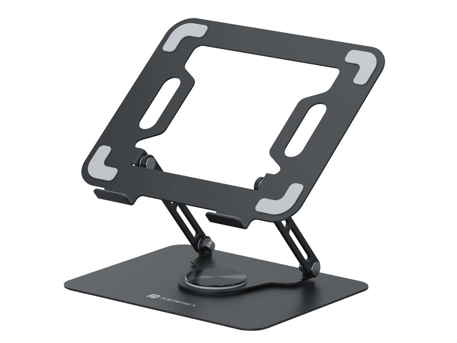 Portronics My Buddy K9, Better compatibility, Anti-slip silicone pads, Sturdy Carbon Steel builds, Ventilated design