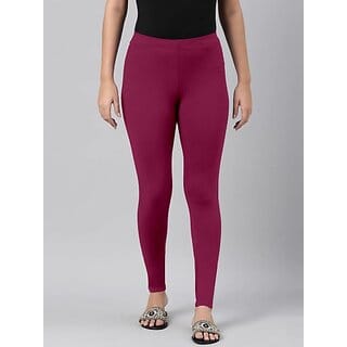 SHE PURE LUXURY WEAR Ankle Length  Ethnic Wear Legging  (Purple, Solid)