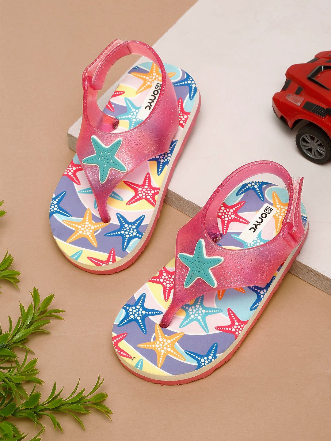 Premium StarFish Candy Flip-flops - Pink (Girls)