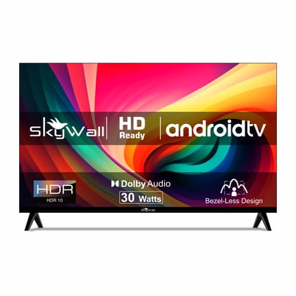 SkyWall 80 cm (32 inches) HD Ready Smart LED TV 32SW-Voice (Frameless Edition) | With Voice Assistant