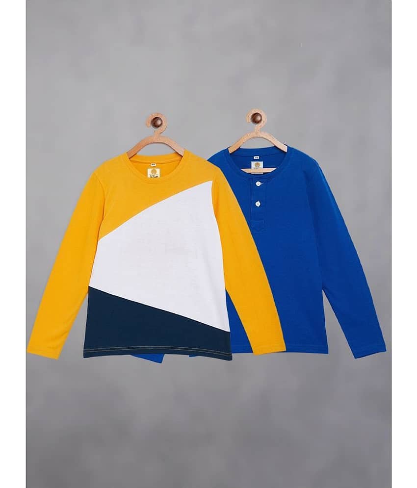 Lil'Clan by The Dry State Pack of 1 Boys Cotton T-Shirt ( Multi Color )