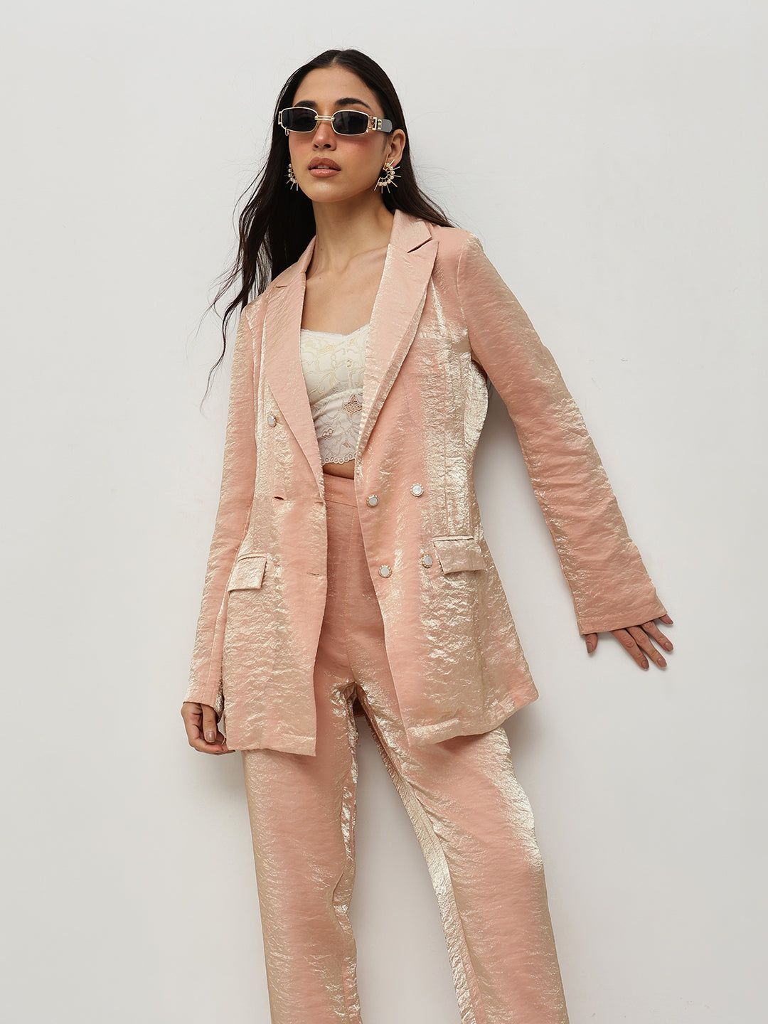 Luxe Rose Power Suit