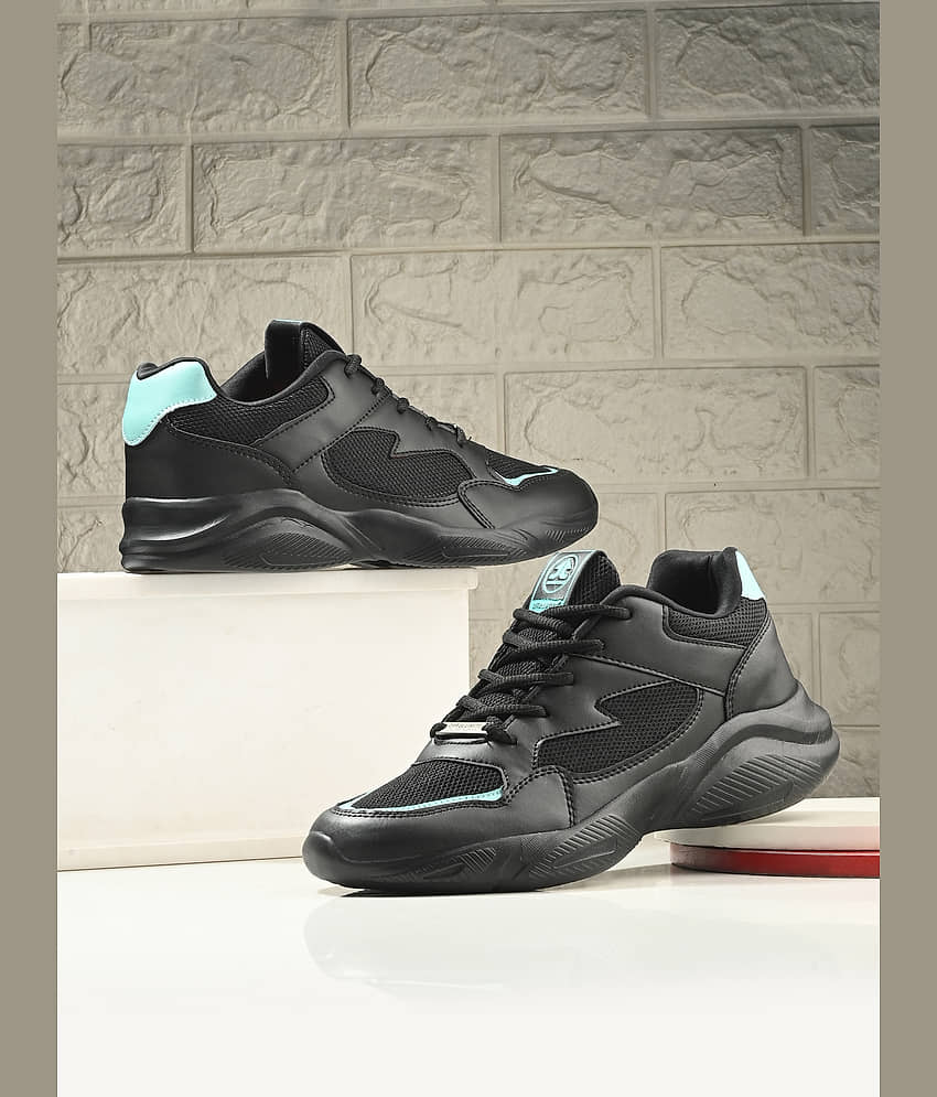 OFF LIMITS ROGER Black Men's Sports Running Shoes