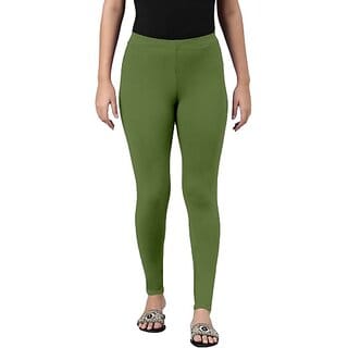 SHE PURE LUXURY WEAR Ankle Length  Ethnic Wear Legging  (Green, Solid)