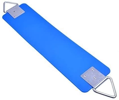 REZNOR Heavy Duty Flexible EVA Plastic Swing Seat with Metal Triangle Ring for Kids & Adults - Weight Support Upto 300kg