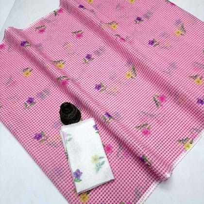 Exclusive Digital Print Lilac Saree
