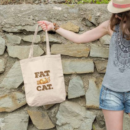Fat Cat Tote Bag