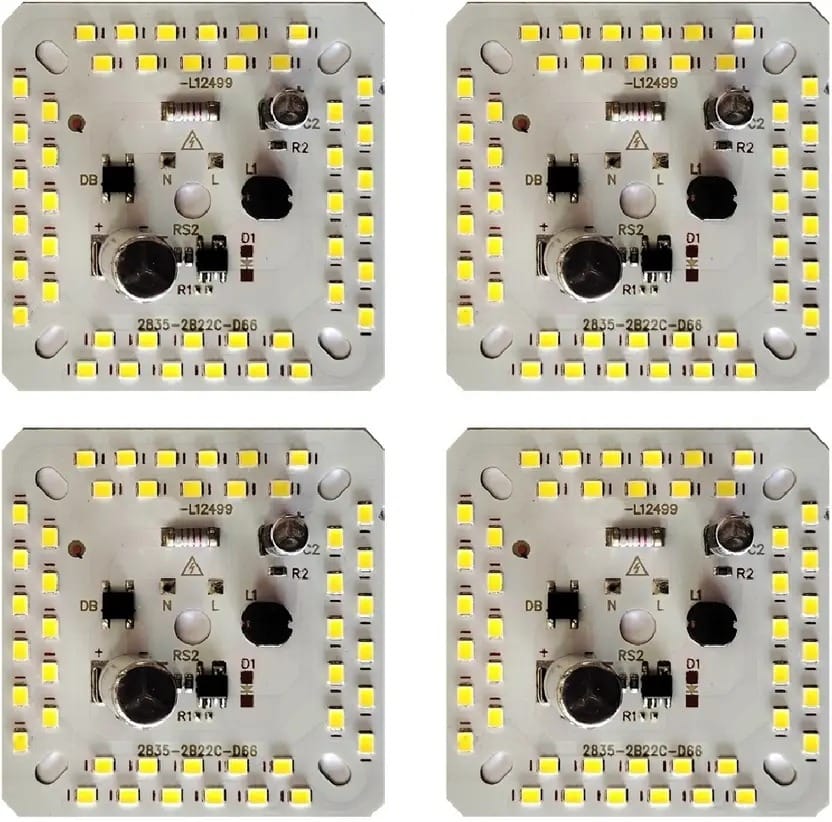 4 PCS - 50 watt White Alpha (Direct On Board) Raw Material No Need LED Driver Electronic Components