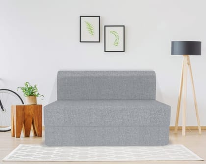 SLEEP SPA 1 Seater Single Foam Fold Out Sofa Cum Bed | Delivery Condition - DIY | 3x6 Feet