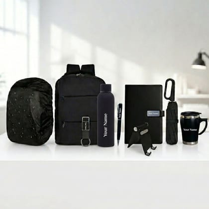 Executive Black Edition 9-in-1 Personalized Gift Combo