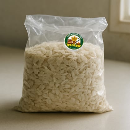 Sheela Corner Store's poha (flattened rice)