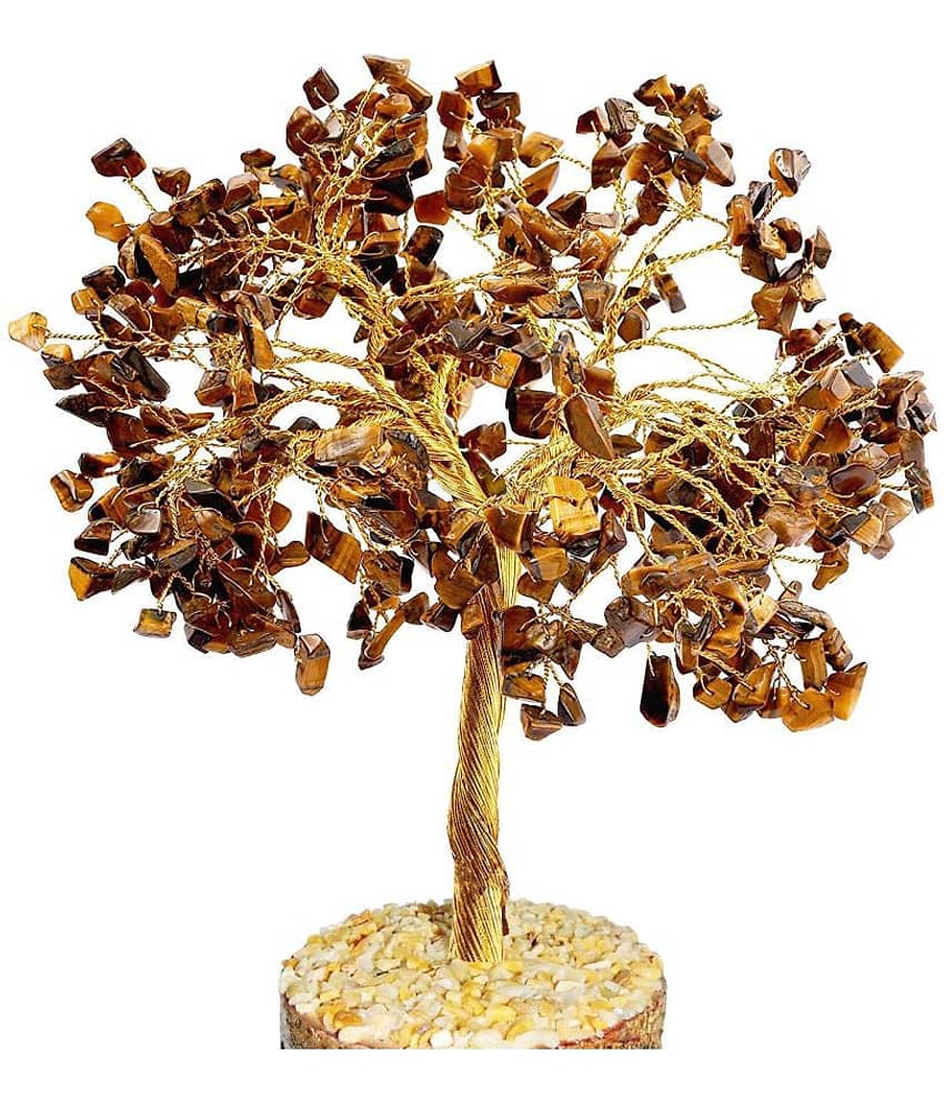 Tigers Eye Gemstone Tree,Bonsai Tree,Feng Shui Wire Tree Sculpture,Twisted Wire Art Decor,Natural Gemstone Copper Wire