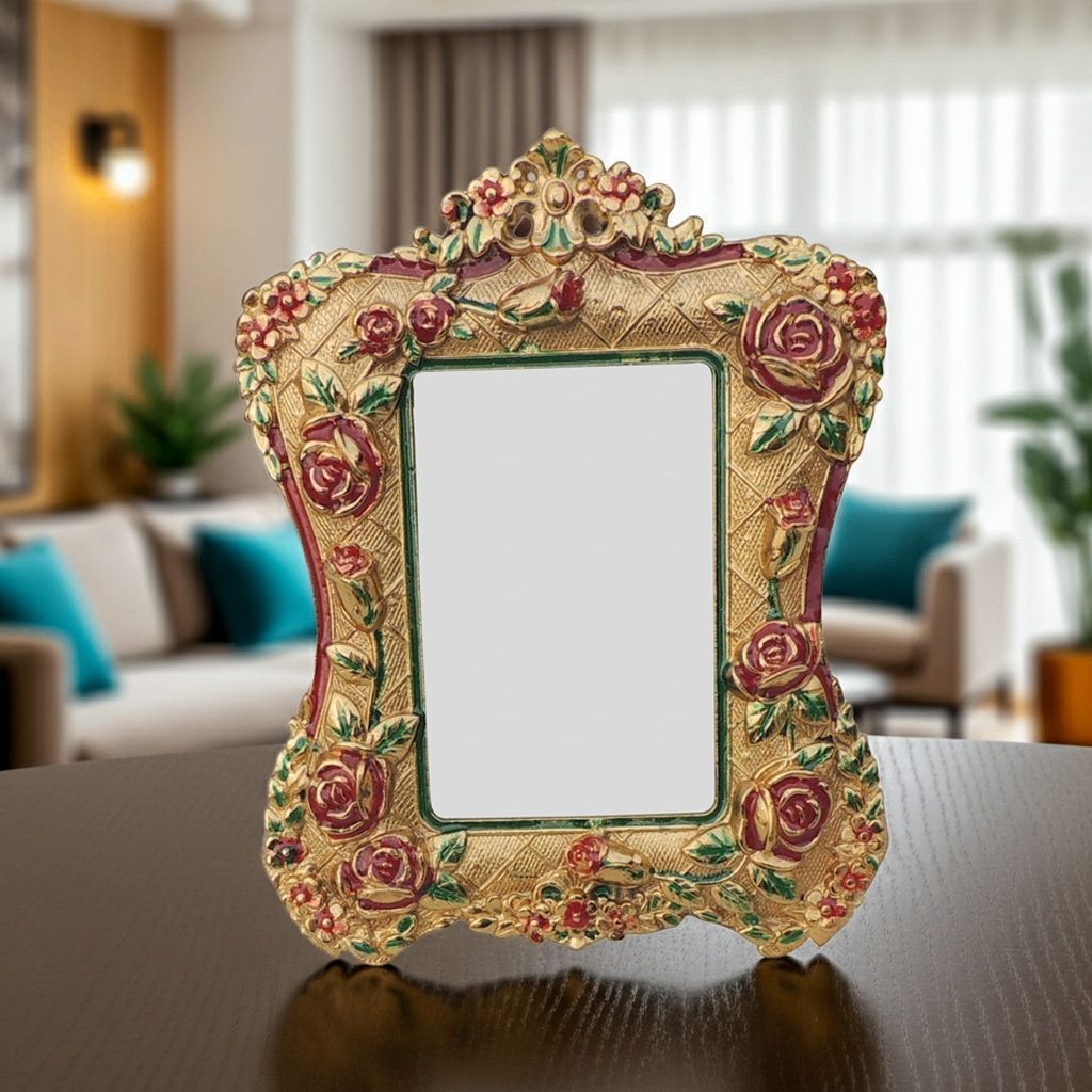 Aluminium Showpiece Photo Frame Statue (ASMAS088 B)