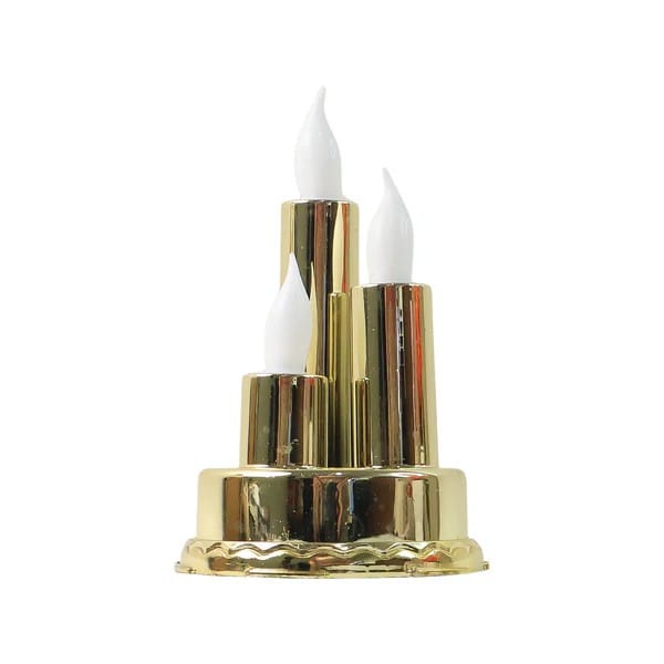 LED Flameless Candle LampTriple Candle Design (1 Pc)